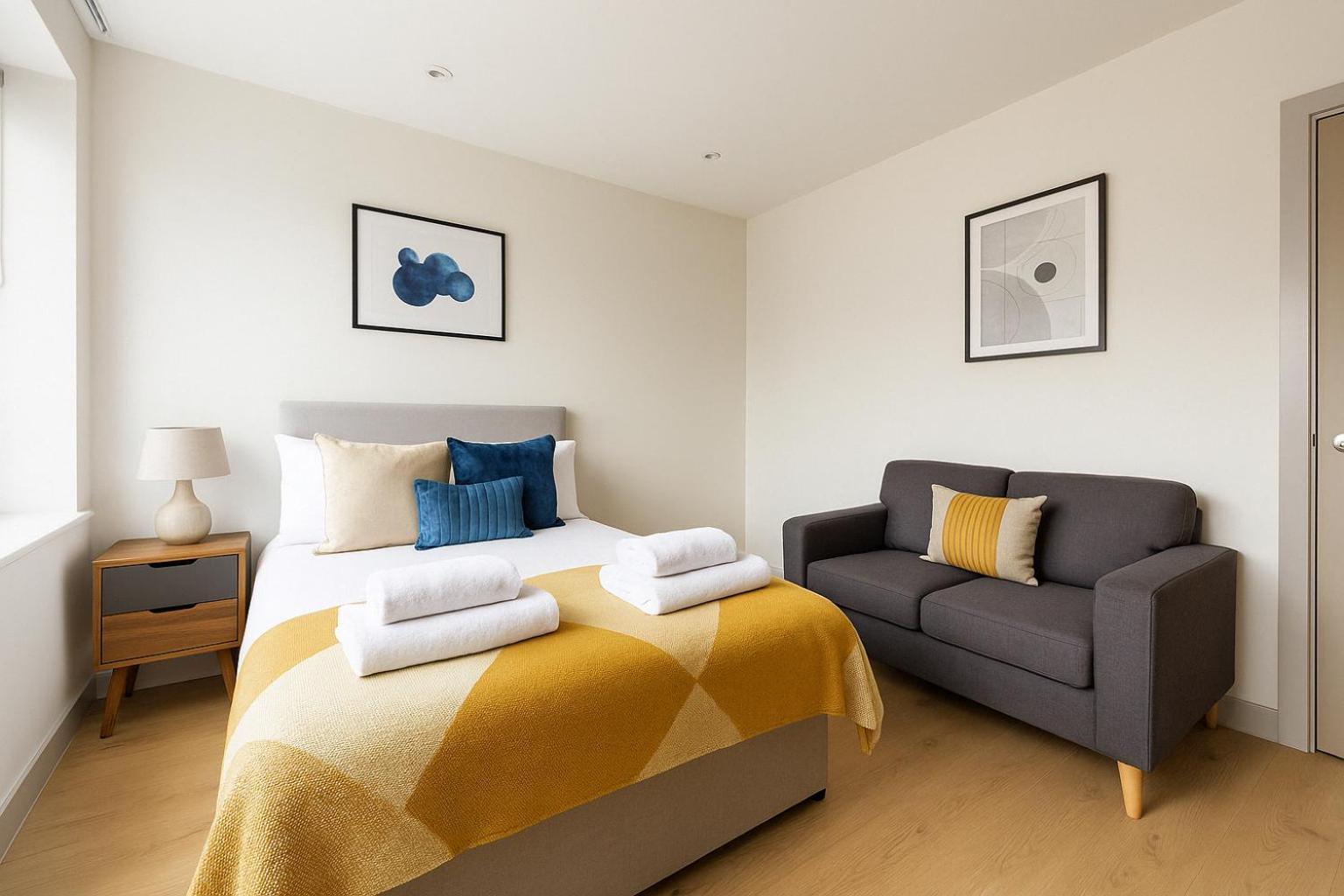 Bright Studio Flat - Walk To River Thames & Kingston Town Surbiton Kültér fotó